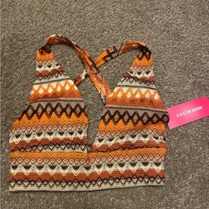 New crop cross back tank top